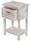 Mendler Kommode Beistelltisch Telefontisch, 57x35x27cm, Shabby-Look, Vintage - weiß
