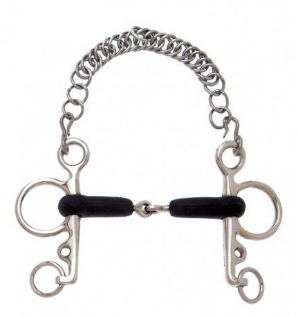 Morceau Sefton Pelham en caoutchouc Dimensions : 12,5 cm