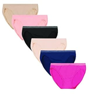 Hanes Women's Comfort Flex Fit Seamless Bikini Panty (Pack of 6)