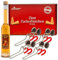 Feuerzangen-Set | Feuerzange (4 Stück) mit Rum (100ml) + ZimtZuckerHütchen (50er) | Für Feuerzangenbowle und Winter-Cocktails