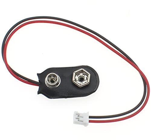OZXNO 4 pz 9 V batteria Snap a PH 2.0 cavo connettore tipo I 9V batteria clip connettore con 15 cm filo di piombo