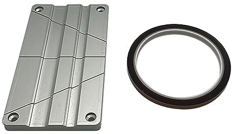 YOGOTEU Professionelles Klebeband-Spleiß-Set zum Öffnen von Spule zu Spule, verstellbare Länge, einfache Installation, professioneller Klebeband-Spleißblock