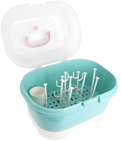 HAPINARY Milchflasche Aufbewahrungsbox Trocknen Fall Flasche Lagerung Stilvolle Zufällige Farbe