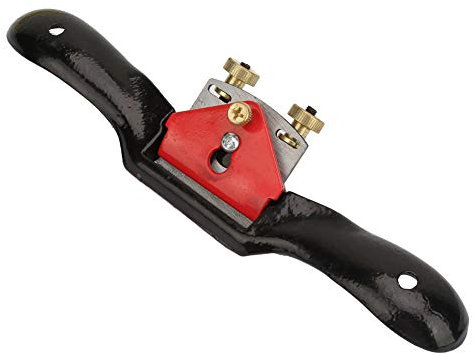 Adjustable Woodworking Plane Spokeshave, Superior Steel, Double Screw Adjustment, Wood Planer Tool for Irregular Shapes