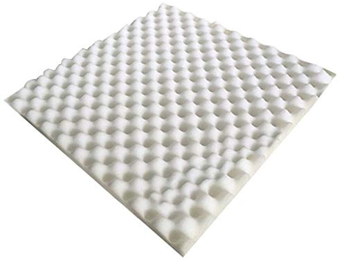 Panel de espuma acústica de alta densidad, 50 x 50 x 3 cm, con absorción de sonido, para estudio, paneles de espuma acústica, color azul