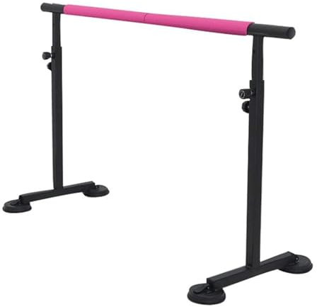 ASumPio Freistehende Gerätestange, Ballettstange Für Zuhause Oder Studio, Höhenverstellbar Von 84–120 cm, Tanz-Fitness-Barren, Raum-Heimfitness (Schwarz)