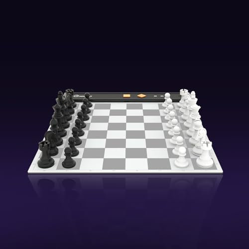 Chessnut Go Ultimate Tragbares elektronisches Schachbrett mit vollständiger Figurenkennung und starker magnetischer Haftung - Perfekte Größe für den Schreibtisch oder auf Reisen(Orange)