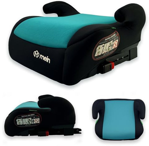 Mein Rialzo Auto per Bambini I-size con ISOFIX Alzatina auto bimbi 125-150 cm Rialzo auto per bimbi 22-36kg Seggiolino auto gruppo 2-3 (6-12 anni) (VERDE)