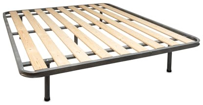 Bed Store SISTEMI RIPOSO - Rete A Tavole Matrimoniale 160X190 Ortopedica Rinforzata 5 Piedi