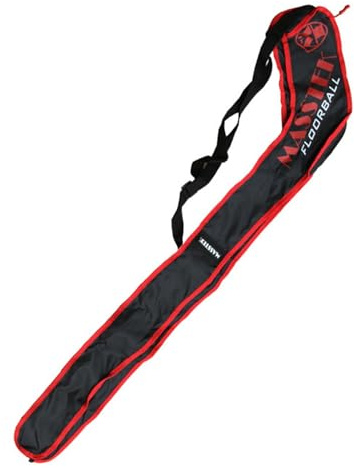 Oshhni Bolsa para Palos de Hockey sobre Hielo, Ligera y Portátil Con Correa de Hombro Ajustable, Práctica, Rojo Negro M