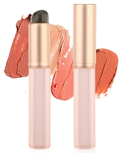 Amabro 2 pennelli in silicone per labbro, applicatore riutilizzabile con copertura antipolvere, lucidalabbra, balsamo per labbro, maschera portatile da viaggio