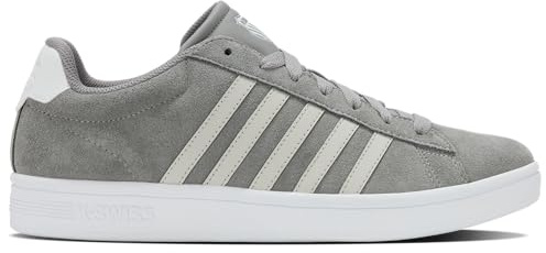 K-Swiss - K-Swiss Herrenschuhe Sneakers 09492-029-M COURT TIEBRK II SDE Grau - 09492-029-M - 42