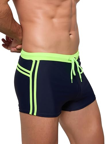 Arcweg Bañadores Hombre Traje de Baño Corto para Hombres Calzoncillos Secado Rápido Elástica Almohadillas Extraídas Deportes Acuáticos