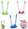 3Pcs Freezer Bag Holder Stand, Bag Holders for Meal Prep, Plastic Reusable Adjustable Bag Holder for Food Meal Prep Kitchen Gadget(Blue,Green, Red)