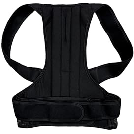 MEMSJIUWEN posture corrector women，posture corrector men，Back Brace Posture Corrector，back brace，Adjustable Shoulder Straightener for Women and Men (L)