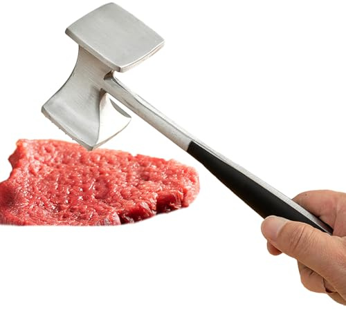Kökshammare för kött - Handhållen manuell köttklubba - Kraftig dubbelsidig köttklubba,För mörare, krossa, strimla, mosa, tillaga biff, nötkött, fågel, nötter, skaldjur, fisk