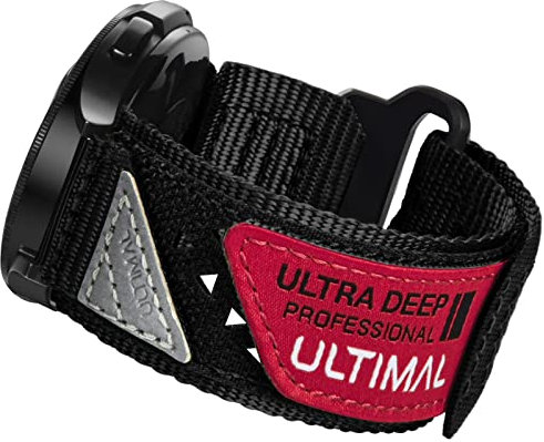 ULTIMAL 20mm Watch Strap Compatible with Samsung Galaxy Watch 7 6 5 4 FE 40mm 44mm/6 4 Classic/5 Pro/Active 2, Nylon Sport Band Compatible with Garmin Vivoactive 6 5 3/Forerunner 645 55 245 (Black)