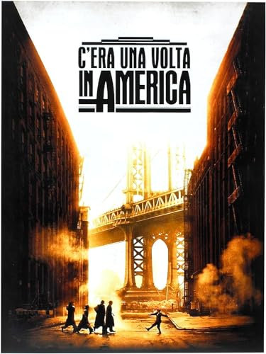 KUSTOM ART Affiche murale décorative série Locandine Film célèbre (c'était une fois en Amérique) Impression artistique sur papier couché 40 x 30 cm sans cadre