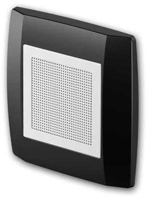 TEM Altavoz Adicional LOGIQ, para Ampliar la Radio empotrada LOGIQ, Funcionamiento Mono, Profundidad de instalación 32 mm, se Entrega con Marco de 1 vía Bold, Negro