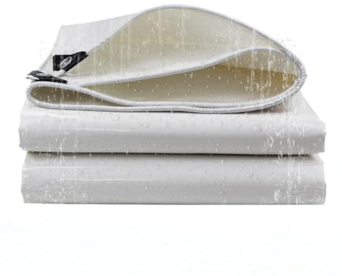 MNBVH Lonera Impermeable a Impermeable 400 g/m² Lonas 100% Impermeable Cubierta multipropósito para perreras cooperativas de Pollo Peces heno Log Techo Remolque Muebles de Exterior sábana molida