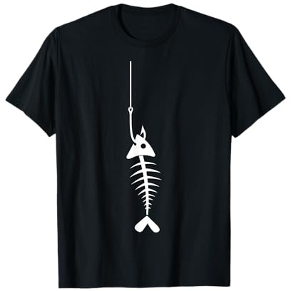 Espina de pescado en un gancho Camiseta