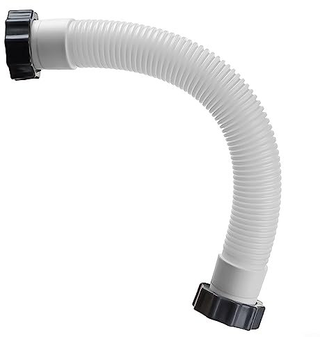 1 x pool sand filter pump hose 11535 connecting hose replacement hose - diameter 38 mm - 40 cm for Intex sand filter pumps and salt water systems