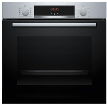 Bosch - Horno Multifunción con Vapor añadido, Serie 4, 60 cm. de ancho, 3D Hotair, Acero, HQA514ES3