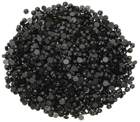 PATIKIL 10000 Pcs Perline Di Ricambio Per Pittura A Diamanti, Cristalli Resina Per Pittura A Diamanti, Accessori Per Pittura A Diamanti Per Unghie Artigianato DIY Trucco, Nero