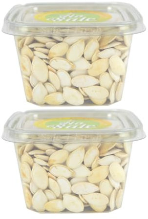 PZ 2 CONFEZIONI DA 200 GR CADA UNA (TOT. 400 GR) DI SEMI DI ZUCCA TOSTATI SENZA SALEPER SNACK O PER DOLCI SALATI, PANE E LIEVITATI