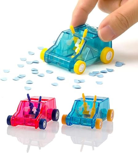 2Pcs Blue and Red Mini Car Dust Cleaner, Pencil Sweeper Car,Cute Pencil Eraser Sweeper,Small Cars Table Dust Gifts for Kids,Tools and Equipment,Cleaning Brushes and Dusters