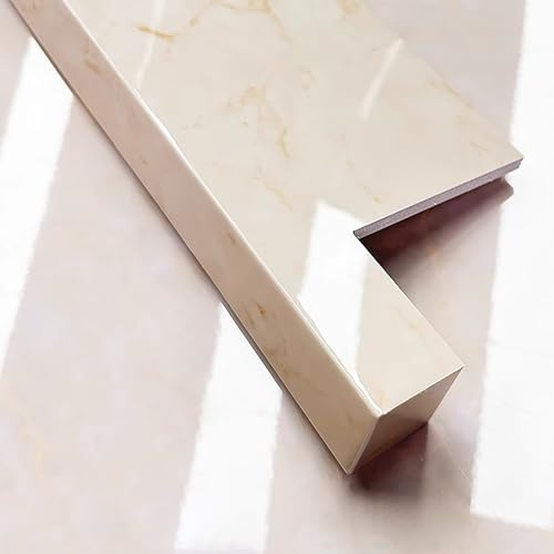 Cubierta decorativa de PVC para alféizar de ventana, protector impermeable para oficina y hogar, 43.3 x 7.8 pulgadas, protector interior para alféizares de hormigón y azulejos, solución duradera para