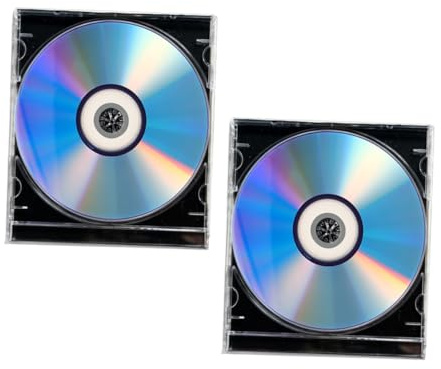 TOYANDONA 2juegos Disco CD Grabable CD De Audio Virgen Soporte De Grabación De Disco De Datos Virgen para Música Datos y Grabación De Vídeo