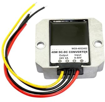 Convertidor Elevador/Reductor de CC-CC, regulador de Voltaje de 9-40 V, 14,6 V, 16,8 V a 24 V, 2 A, 3 A, Apto for Sistemas solares de embarcaciones.(9-40V to 24V 2A)
