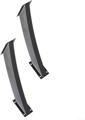 2 staffe angolari resistenti per supporto esterno, tra cui ponti, portici e padiglioni, con fori preforati per un fissaggio sicuro