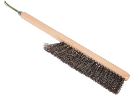 YOSADIER Escoba para Abejas Mango de Madera, Cerdas Seguras y Doble Hilera, Cepillo de Apicultura Portátil para Limpieza de Colmenas, Accesorio Esencial para Apicultores Color Aleatorio