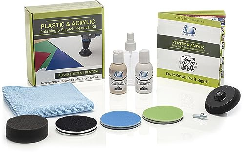 Glass Polish 31007 Plastic and Acrylic Polishing and Scratch Removal Kit