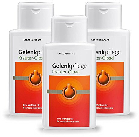 Sanct Bernhard Gelenkpflege Kräuter Ölbad mit Fichtennadelöl, Rosmarinöl & Kräutern 1,5 Liter