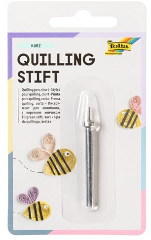folia 1280 – Quilling penna, silver, för snabb och enkel upphängning