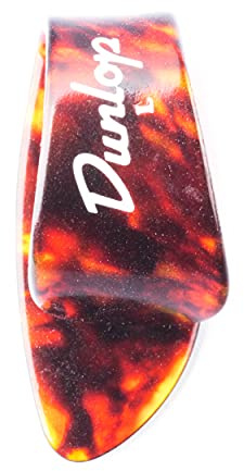 JIM DUNLOP Plektrum Daumen Schildpatt Groß 4 Stück