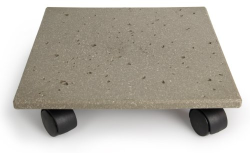 Plastec CD712 Terra Stone Plant Caddy, Gray