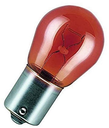 Osram ORIGINAL Blinklichtlampe PY21W, 7507, 12V, 10er Faltschachtel, rot