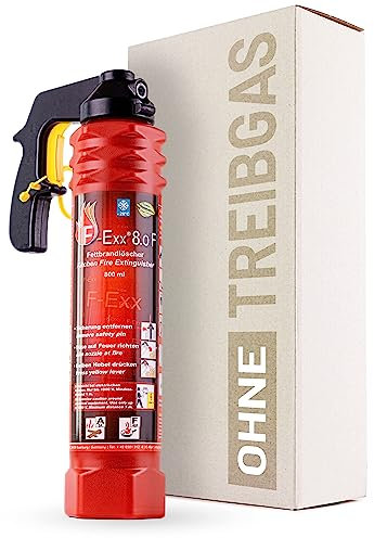 F-Exx 8.0 F - Schaum-Feuerlöscher für Haushalt und Küche - 800ml Löschspray Made in Germany
