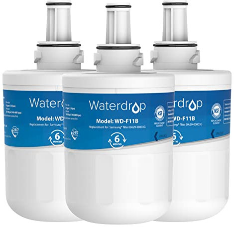 Waterdrop DA29-00003G Filtre à Eau du Réfrigérateur,Remplacement pour Samsung® Aqua Pure Plus DA29-00003G DA29-00003B DA97-06317A DA61-00159A HAFCU1/XAA HAFIN2/EXP APP100 WF289, Forfait Peut Varier(3)