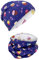 HECKBO Loop Schal & Beanie Kinder Set - Cookies Design - Frühling Herbst - Baumwolle atmungsaktiv - Einheitsgröße