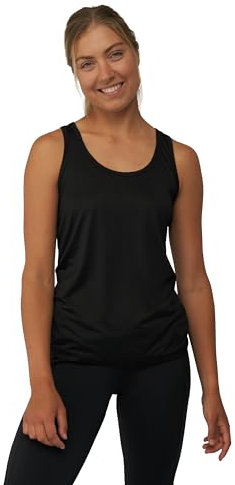 DANISH ENDURANCE Women's Fitness Tank Top (Schwarz, Medium)