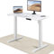 Desktronic HomeOne Standing Desk – 120 x 60 cm Height Adjustable Desk with Electric Dual Motor, Touchscreen Controller & Integrated USB/USB-C, 3 Memory Presets