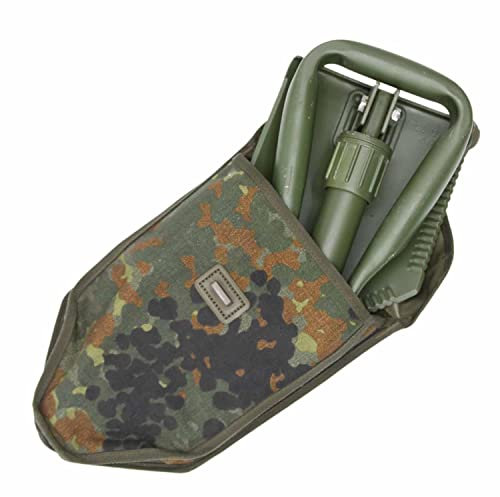 Original Klappspaten der Bundeswehr mit Tasche