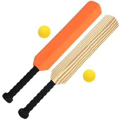 Toyvian Batte de Baseball en Plastique pour Garçon et Filles 4Pcs Équipement d'Entraînement Matériau EVA Solide Portable pour Activités Intérieures et Extérieures Sport Familial