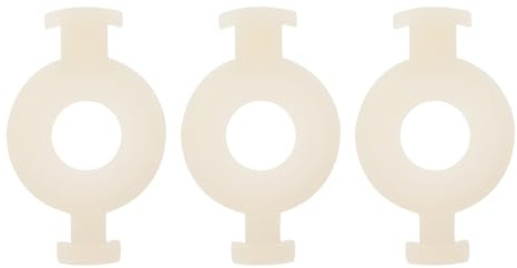 FUTUREORYY 3Pcs Trumpet Valve Spring Pads, Plastic Replacement Parts for Trumpet, Easy to Replace, Portable Set for Brass Instrument Maintenance
