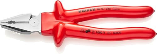 KNIPEX High Leverage Combination Pliers 1000V-insulated (225 mm) 02 07 225